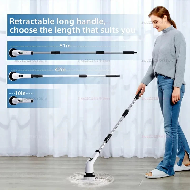 Electric Cordless Spin Scrubber