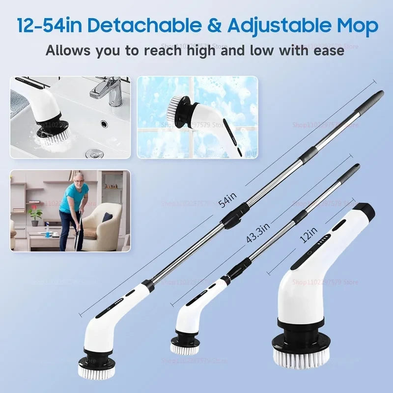 Electric Cordless Spin Scrubber
