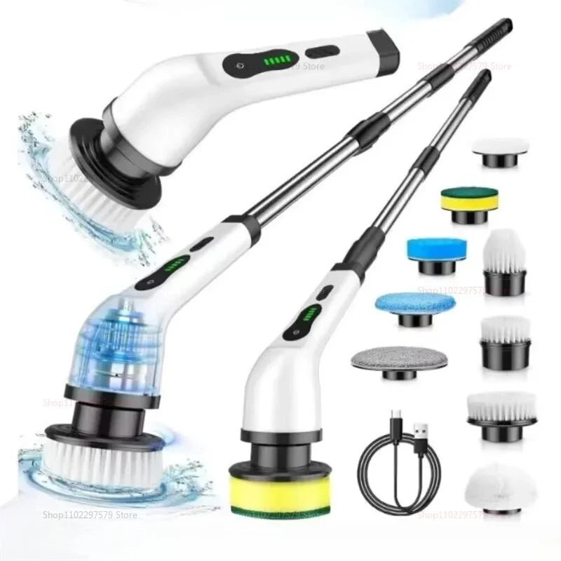 Electric Cordless Spin Scrubber