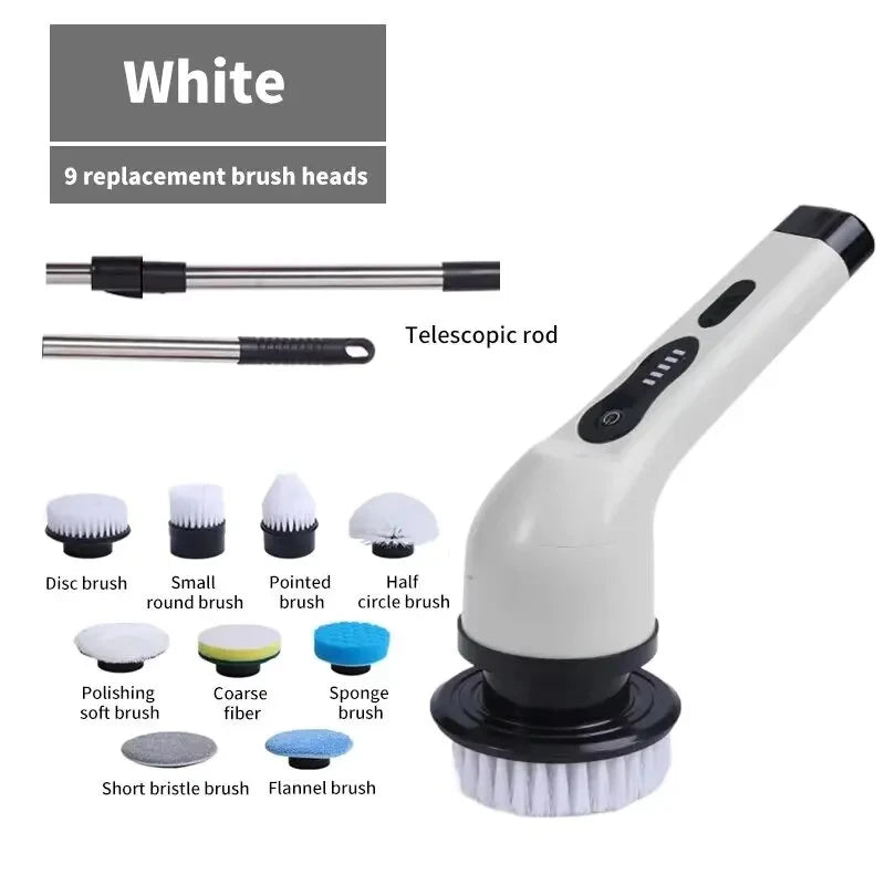 Electric Cordless Spin Scrubber