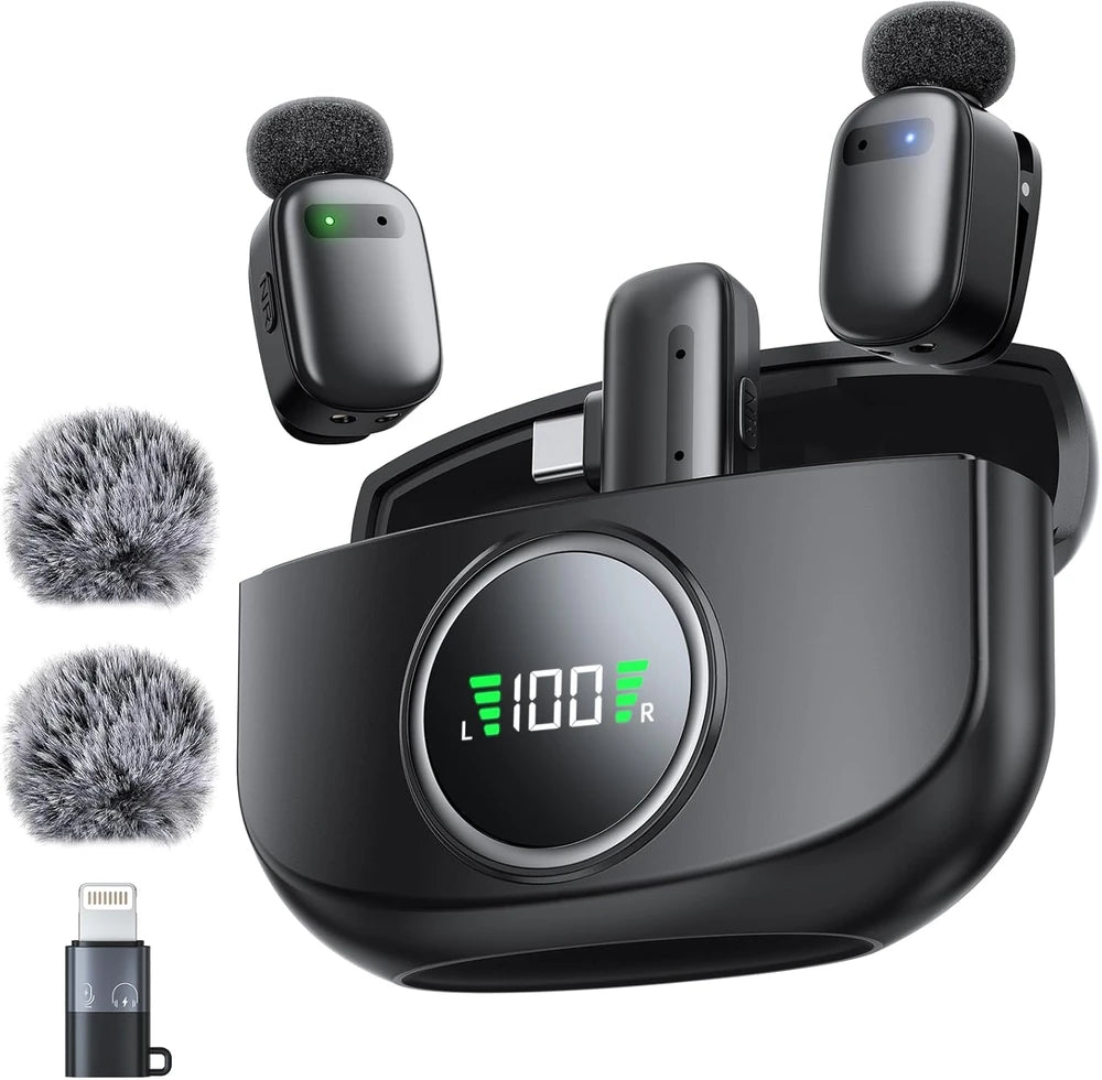 Wireless Dual Lavalier Microphone System