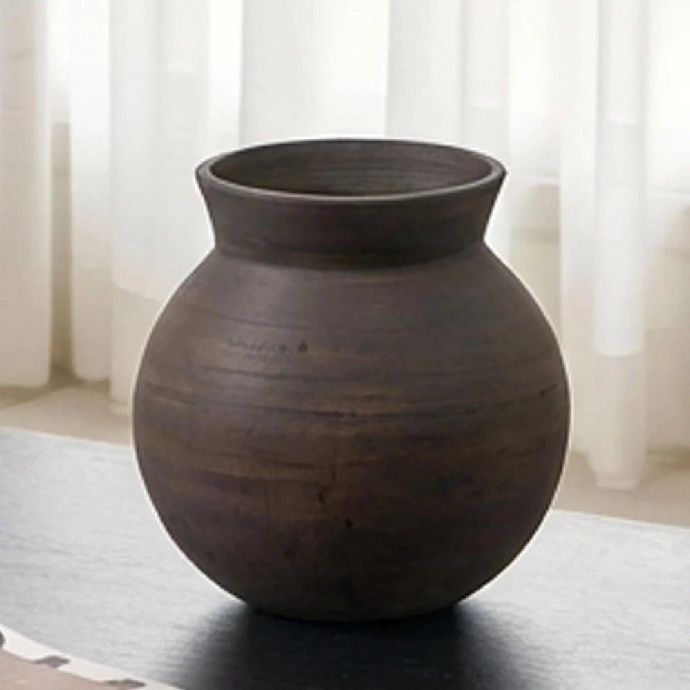 Distressed Ceramic Flower Vase