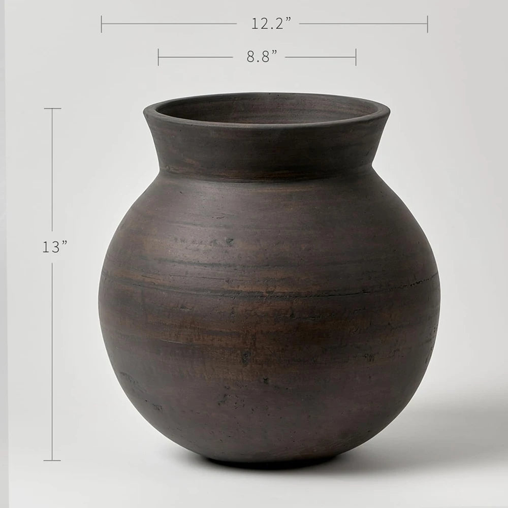 Distressed Ceramic Flower Vase