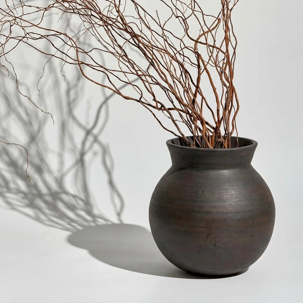 Distressed Ceramic Flower Vase