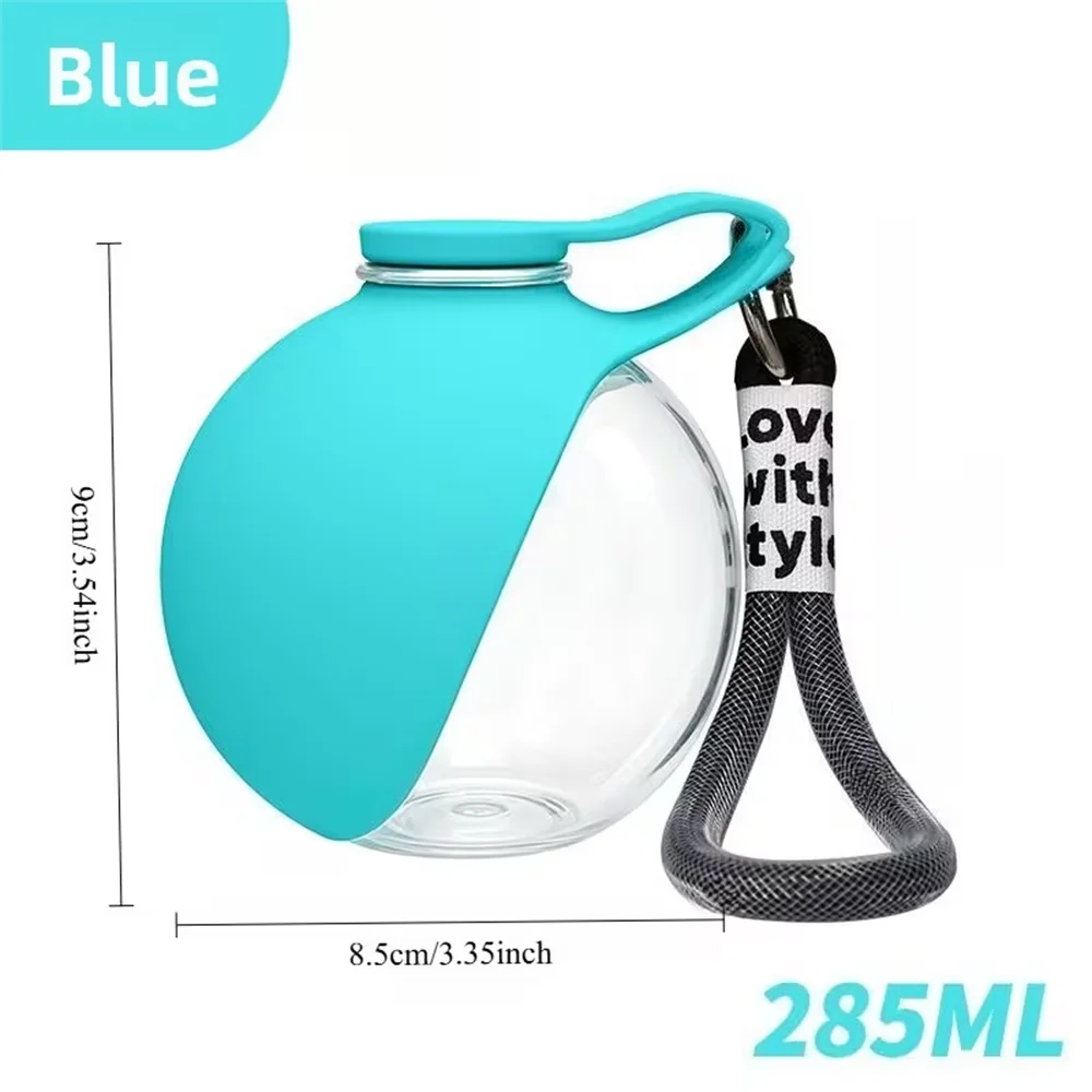 Portable Pet Water Bottle,Leak-Proof Travel Water Dispenser with Bowl , Outdoor Walking and Travel Drinking and Feeding Containe