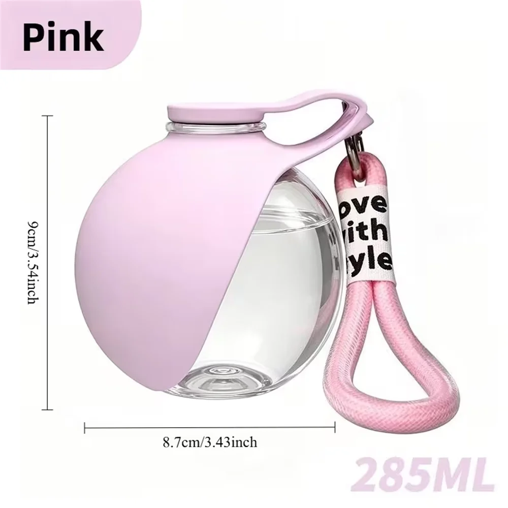 Portable Pet Water Bottle,Leak-Proof Travel Water Dispenser with Bowl , Outdoor Walking and Travel Drinking and Feeding Containe