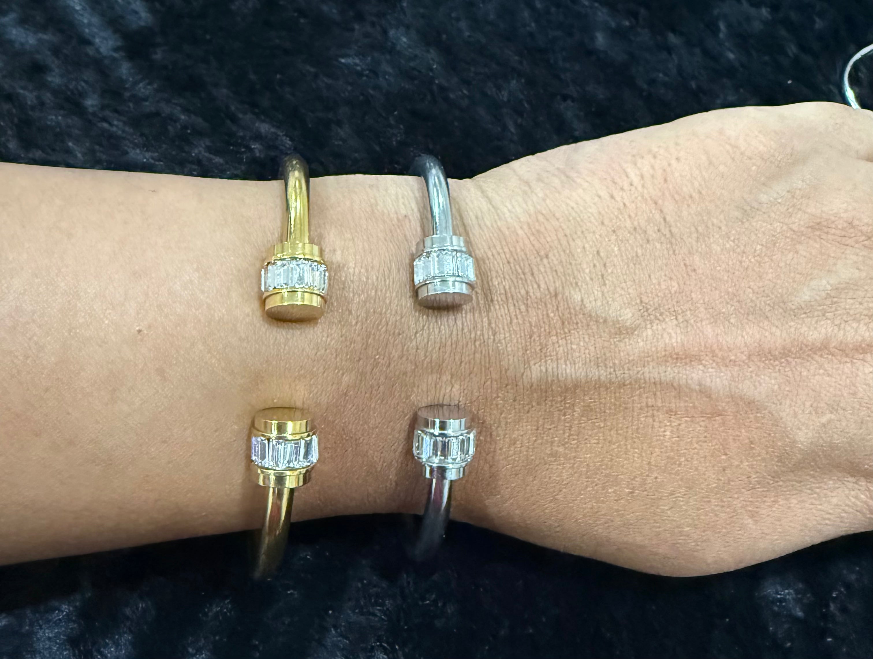 18K Gold Plated Bangle Bracelet