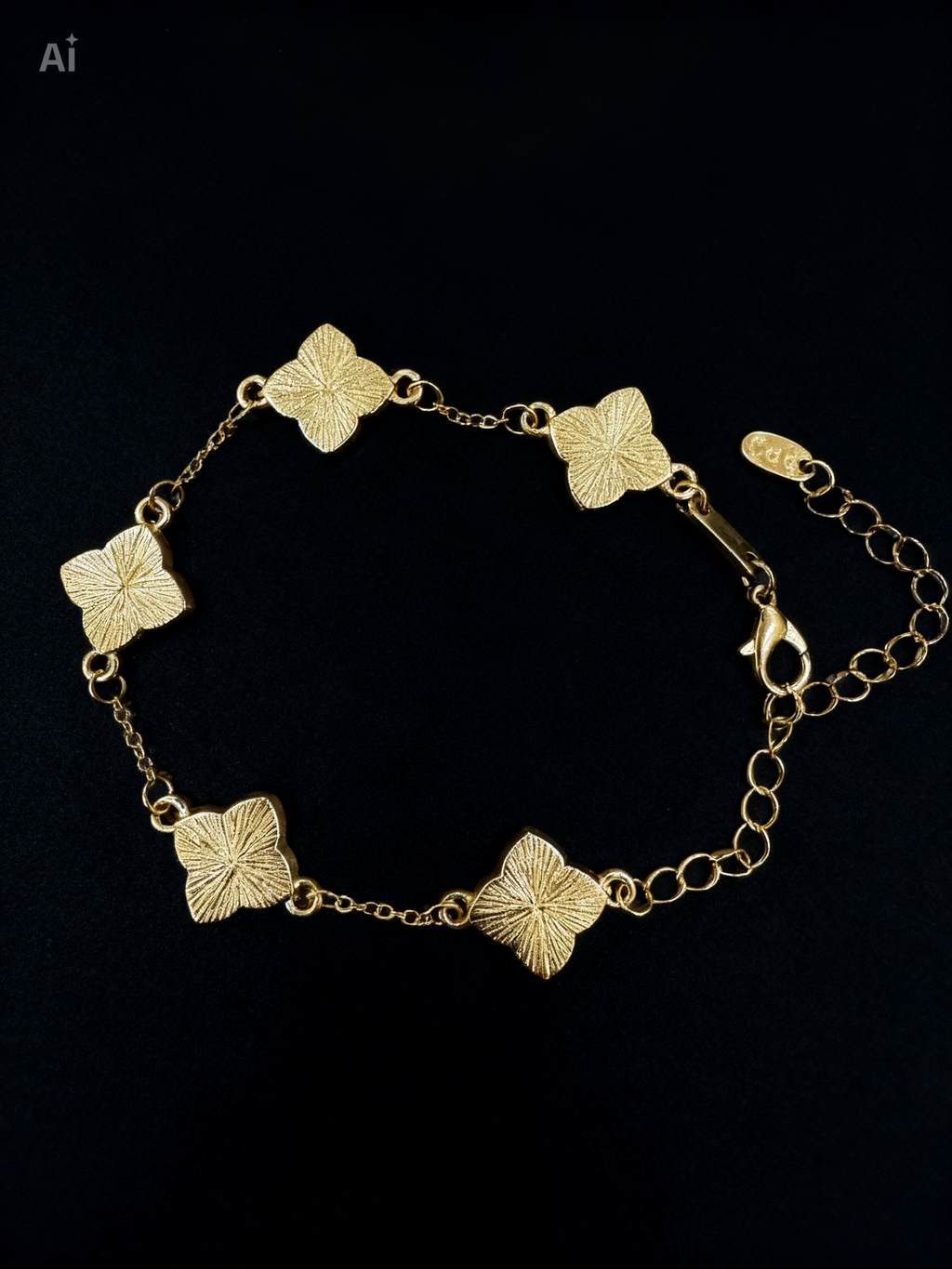 Double Sided Clover Bracelet